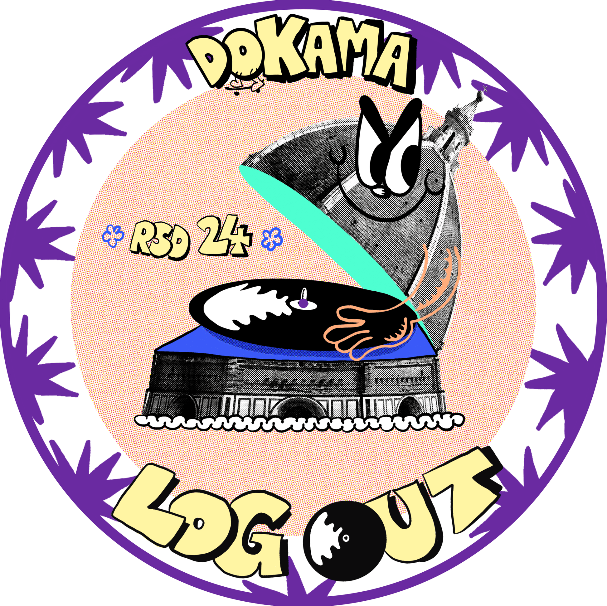 DOKAMA X LOGOUT RECORDS SLIP MAT