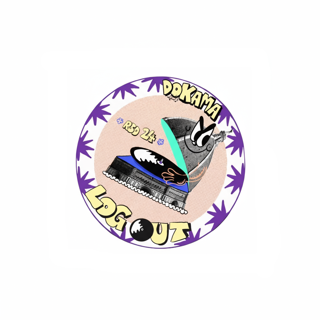 DOKAMA X LOGOUT RECORDS SLIP MAT