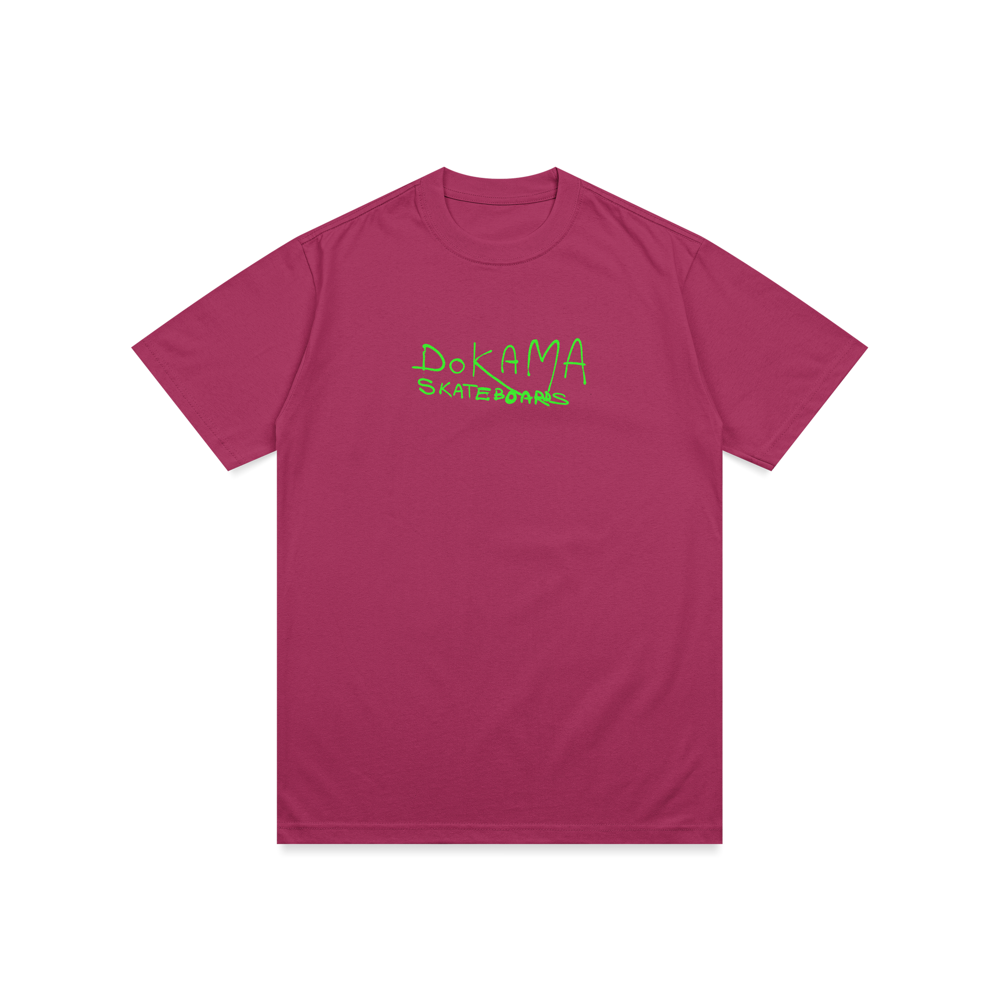 DOKAMA PUNK LOGO TEE BURGUNDY